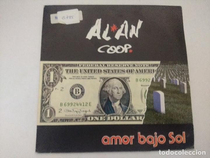 Discos de vinilo: ALAN COOP/AMOR BAJO EL SOL/SINGLE. - Foto 1