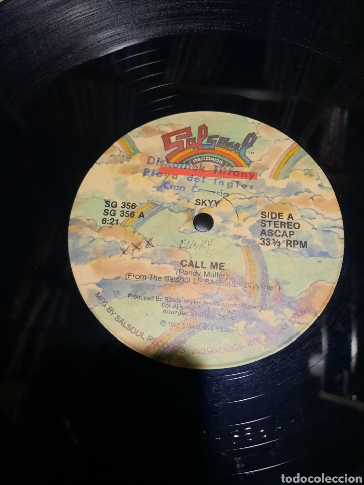 Discos de vinilo: Skyy - Call me - Foto 2