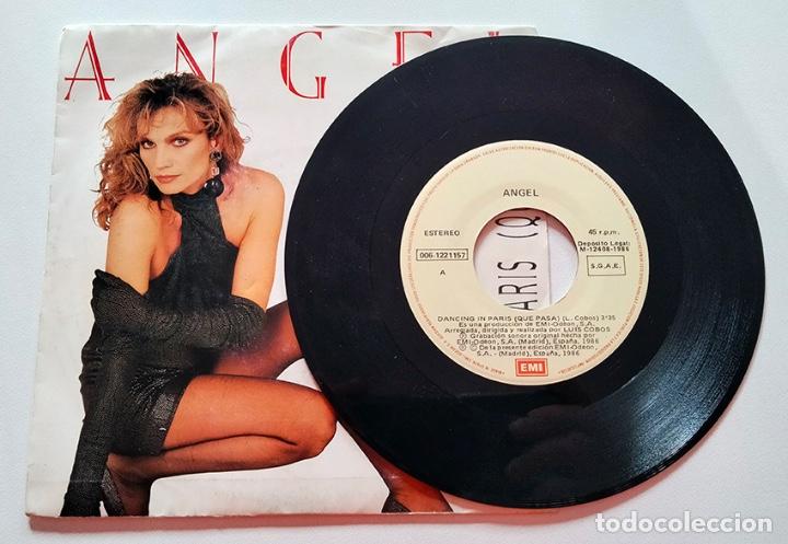 Discos de vinilo: VINILO SINGLE DE ANGEL. DANCING IN PARIS. 1986. - Foto 3