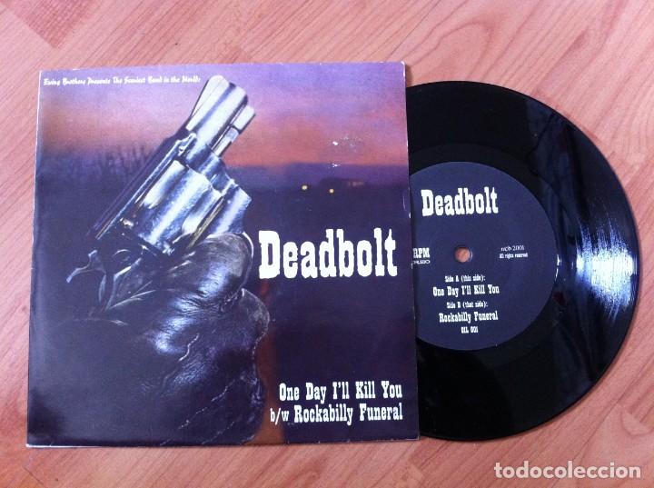 Discos de vinilo: DEADBOLT `One day I&acute;ll kill you` Rockabilly - Foto 1