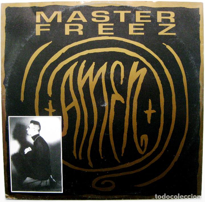 Discos de vinilo: Master Freez - Amen / Get Up On Your Feet - Maxi Onizom Music 1992 Italia BPY - Foto 1 - 289204983