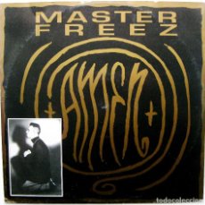 Discos de vinilo: MASTER FREEZ - AMEN / GET UP ON YOUR FEET - MAXI ONIZOM MUSIC 1992 ITALIA BPY