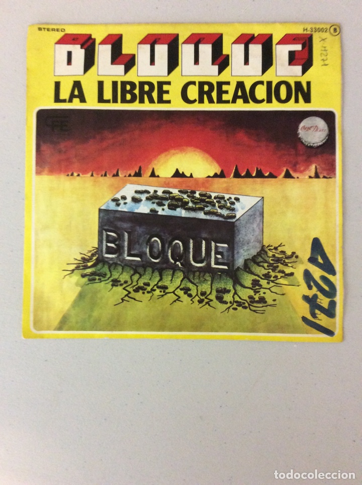 Discos de vinilo: Bloque. La libre creacion - Foto 1
