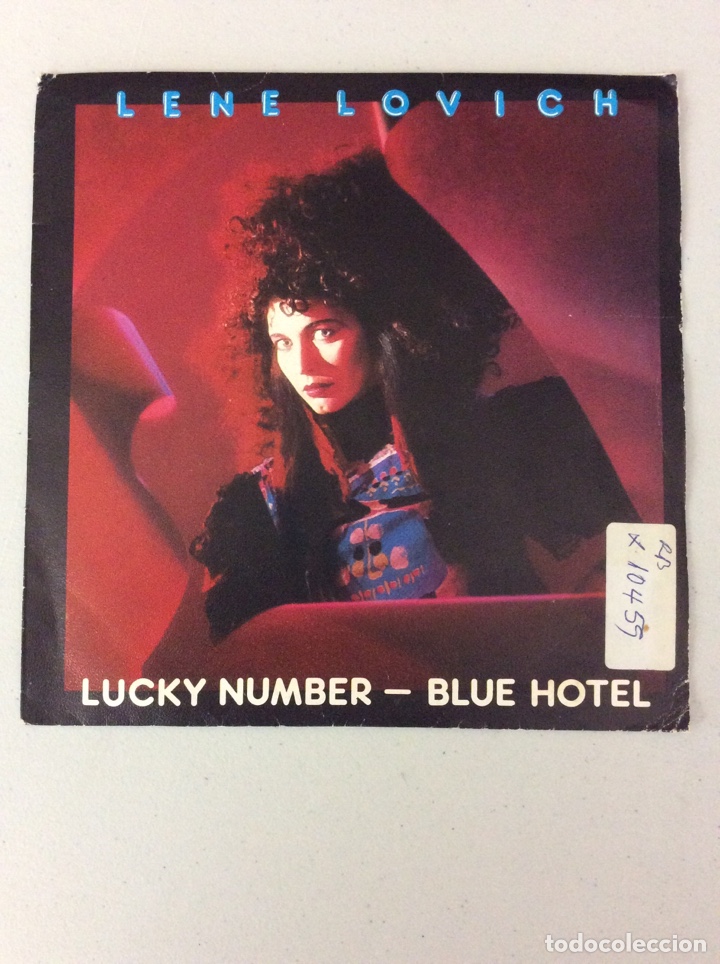 Discos de vinilo: Lene Lovich. Lucky number. Blue hotel - Foto 1