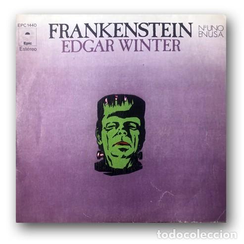 Discos de vinilo: Edgar Winter - Frankenstein / Hombre al Acecho - Foto 1