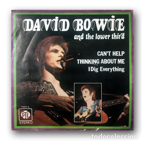 Discos de vinilo: David Bowie and The Lower Third - Cant Help Thinking About Me / I Dig Everything - Foto 1