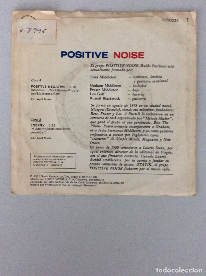Discos de vinilo: Positive noise. Positive negative - Foto 2