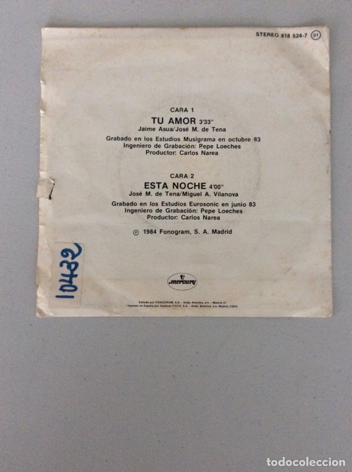 Discos de vinilo: Alarma!!! Tu amor - Foto 2