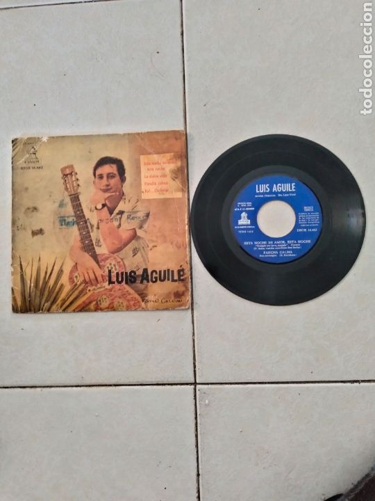 Discos de vinilo: LUIS AGUILE - LA DULCE VIDA - SINGLE - SPAIN - EMI - PR - - Foto 1