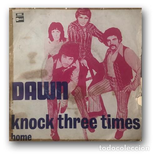 Discos de vinilo: Dawn - Knock Three Times / Home - Foto 1