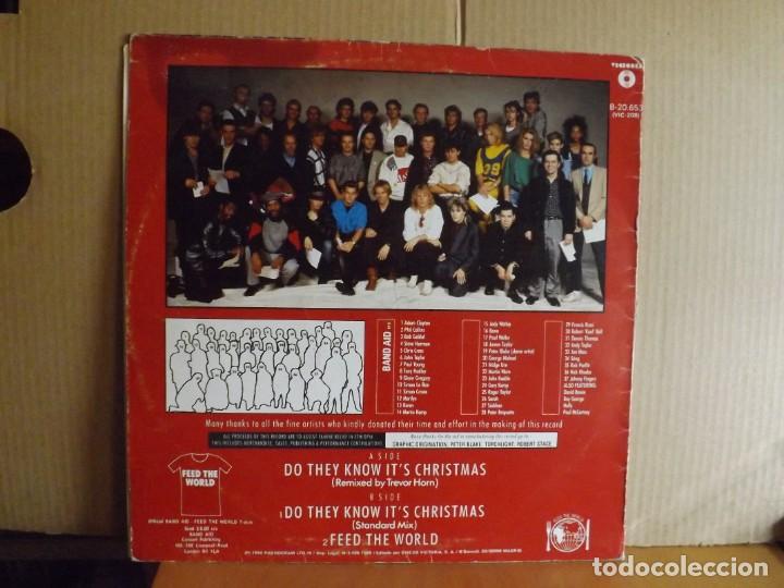 Discos de vinilo: BAND AID ---- DO THE KNOW IT&acute;S CHRISTMAS ? - MAXI SINGLE - Foto 2
