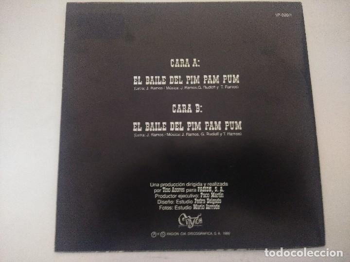 Discos de vinilo: LOS RAMOS/EL BAILE DEL PIM PAM PUM/SINGLE. - Foto 3