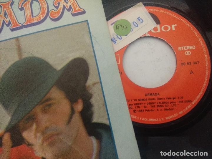 Discos de vinilo: ARMADA/TU Y YO SOMOS IGUAL/SINGLE PROMOCIONAL. - Foto 2