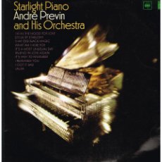Discos de vinilo: ANDRE PREVIN AND HIS ORCHESTRA - STARLIGHT PIANO - LP 1967