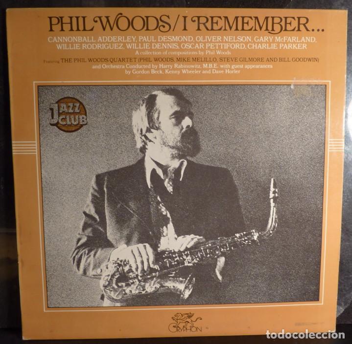 Discos de vinilo: PHIL WOODS // I REMEMBER // 1982 // (VG VG). LP - Foto 1