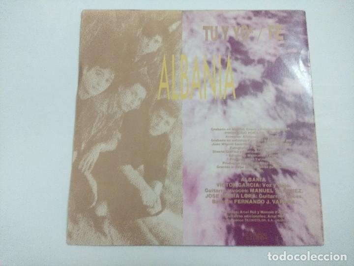 Discos de vinilo: ALBANIA/TU Y YO/SINGLE. - Foto 3
