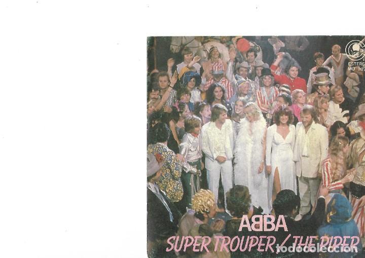 Discos de vinilo: ABBA-SUPER TROUPER/THE PIPER - Foto 1