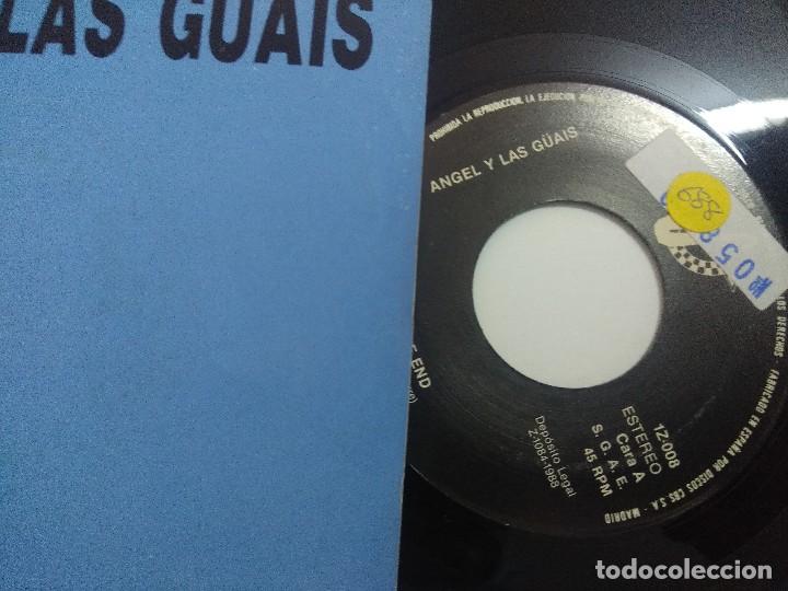 Discos de vinilo: ANGEL Y LAS GUAIS/THE END/SINGLE. - Foto 2