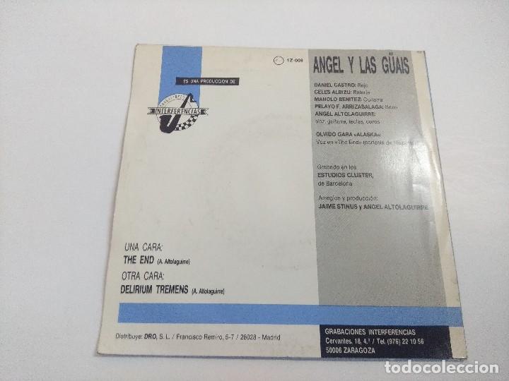 Discos de vinilo: ANGEL Y LAS GUAIS/THE END/SINGLE. - Foto 3