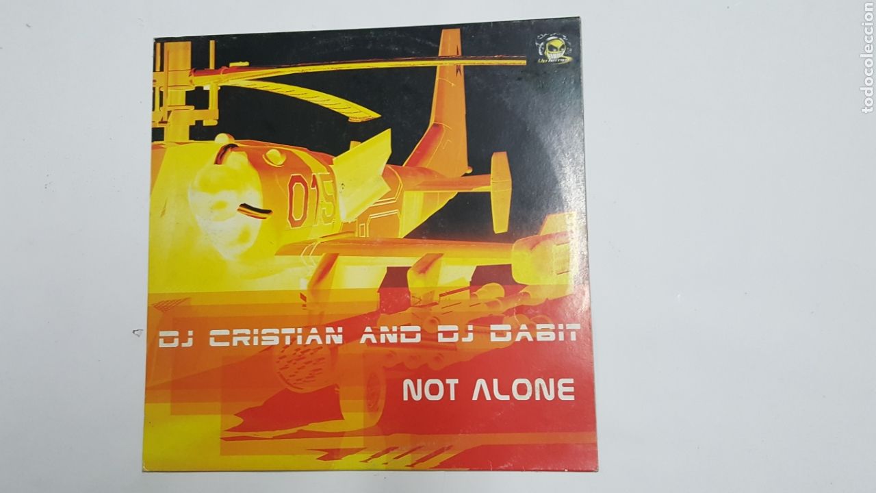 Discos de vinilo: VINILO DE DJ CRISTIAN & DJ BABIT &rdquo;NOT ALONE&rdquo; - Foto 1