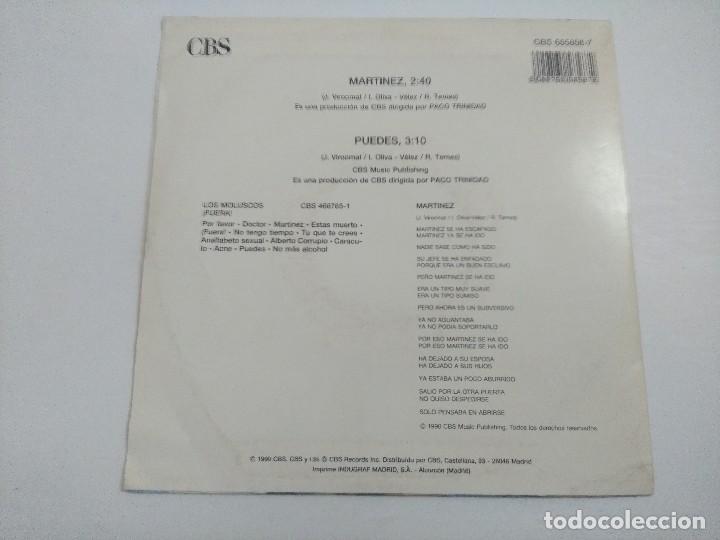 Discos de vinilo: LOS MOLUCOS/MARTINEZ/SINGLE PROMOCIONAL. - Foto 3