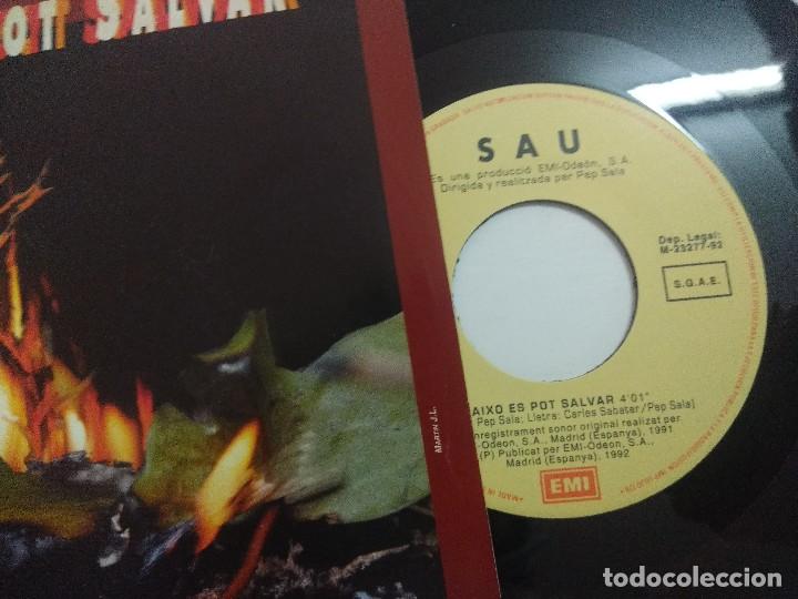 Discos de vinilo: SAU/AIXO ES POT SALVAR/SINGLE. - Foto 2