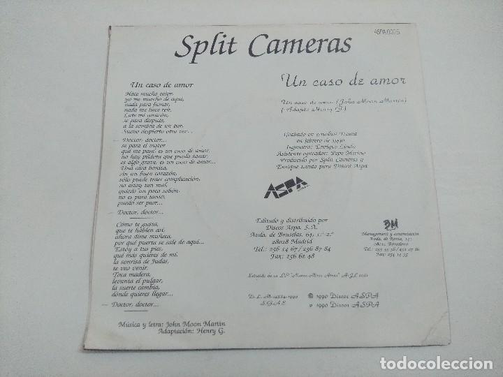 Discos de vinilo: SPLIT CAMERAS/UN CASO DE AMOR/SINGLE. - Foto 3