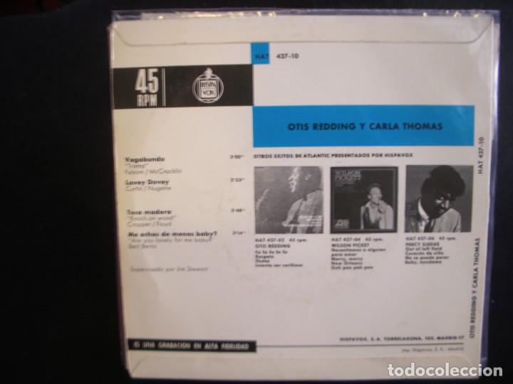 Discos de vinilo: OTIS REDDING & CARLA THOMAS - VAGABUNDO. EP - Foto 2
