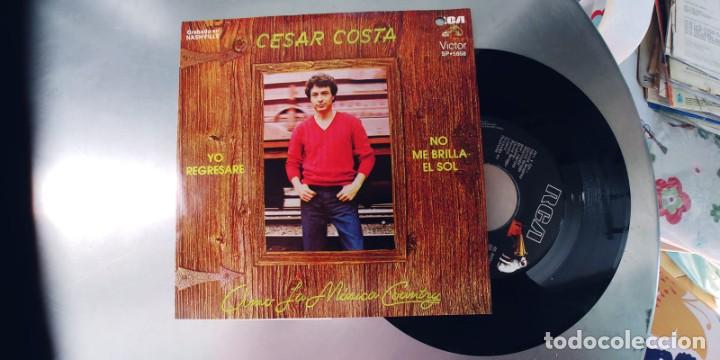 Discos de vinilo: CESAR COSTA-SINGLE YO REGRESARE - Foto 1
