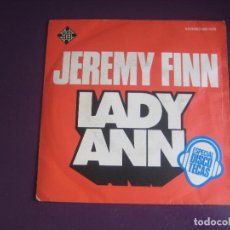Discos de vinilo: JEREMY FINN – LADY ANN - SG TELEFUNKEN 1976 - ELECTRONICA DISCO 70'S - CON USO, NADA GRAVE