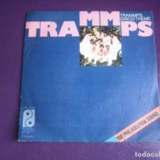 Discos de vinilo: THE TRAMMPS – TRAMMPS DISCO THEME / SAVE A PLACE - SG CBS 1976 - DISCO PHILADELPHIA 70'S POCO USO