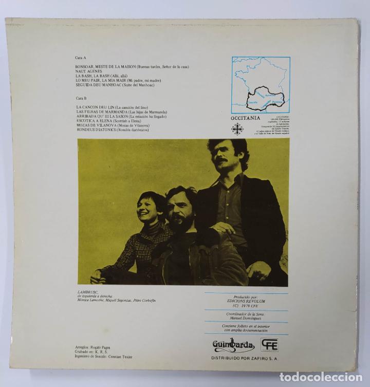Discos de vinilo: Lambrusc. La.Bash, La.Bash. All&aacute;, All&aacute;. LP. TDKDA70 - Foto 2