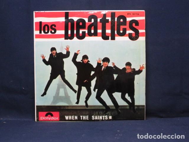 Discos de vinilo: LOS BEATLES - WHEN THE SAINTS +3 - EP - Foto 1