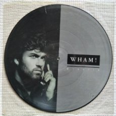 Discos de vinilo: WHAM! - ” I'M YOUR MAN ” MAXI SINGLE EP 12” PICTURE DISC EU 1985 3 TRACKS. Lote 289559643