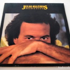 Discos de vinilo: VINILO LP DE JULIO IGLESIAS. MOMENTOS. 1982.. Lote 289568823