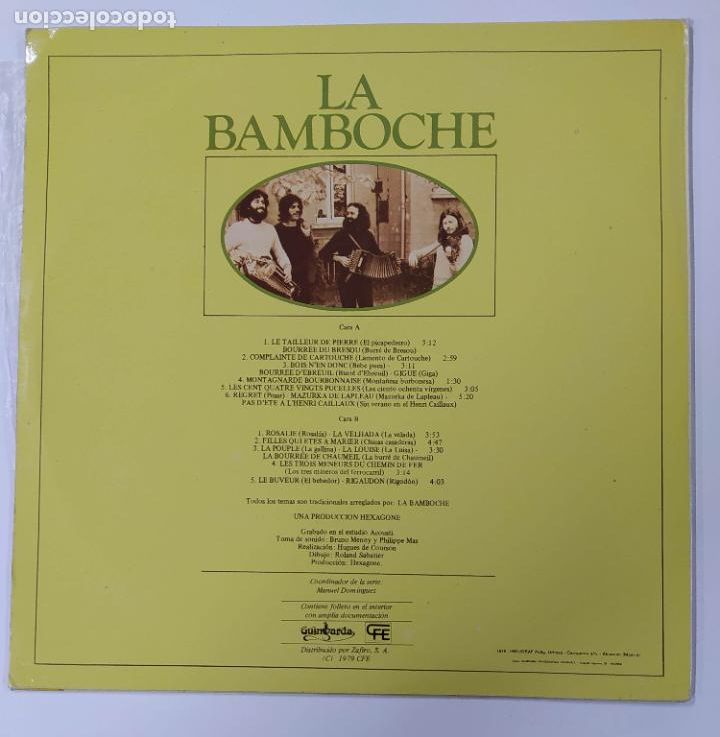 Discos de vinilo: LA BAMBOCHE. LP. TDKDA80 - Foto 2