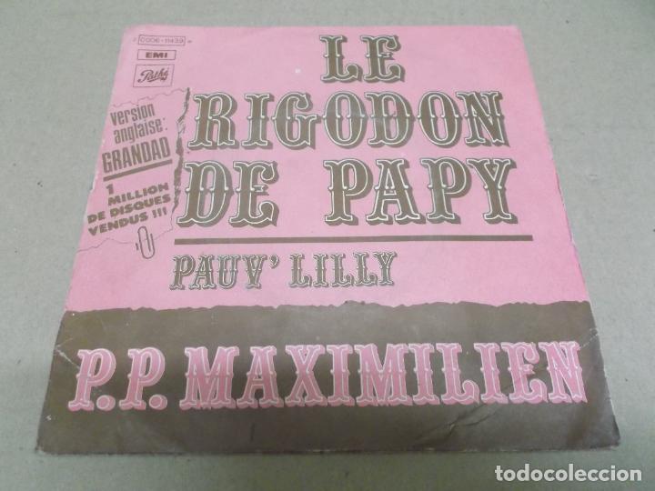 Dischi in vinile: P.P. MAXIMILIEN (SINGLE) LE RIGODON DE PAPY A&Ntilde;O &ndash; 1970 &ndash; EDICION FRANCIA