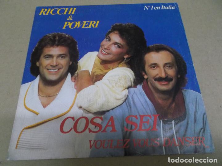 Discos de vinilo: RICCHI & POVERI (SINGLE) COSA SEI A&Ntilde;O &ndash; 1983 - Foto 1