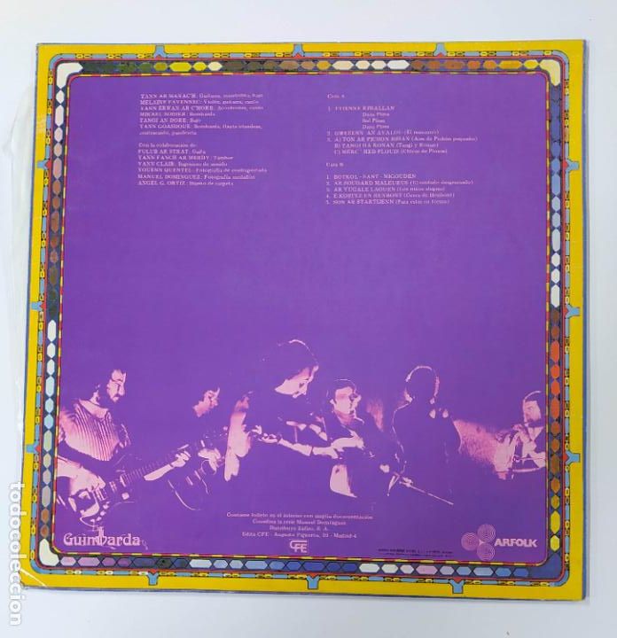 Discos de vinilo: GUINBARDA. DIAOULED AR MENEZ. LP. TDKDA80 - Foto 2