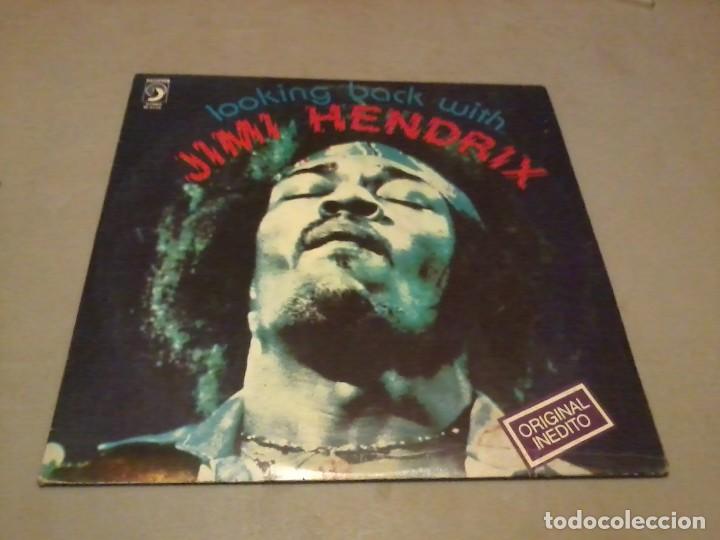 Discos de vinilo: Jimi Hendrix LP Looking Back With Esp.1981 - Foto 1
