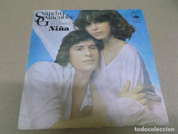 Discos de vinilo: SANDRO GIACOBBE (SINGLE) NI&Ntilde;A A&Ntilde;O &ndash; 1977 - Foto 1