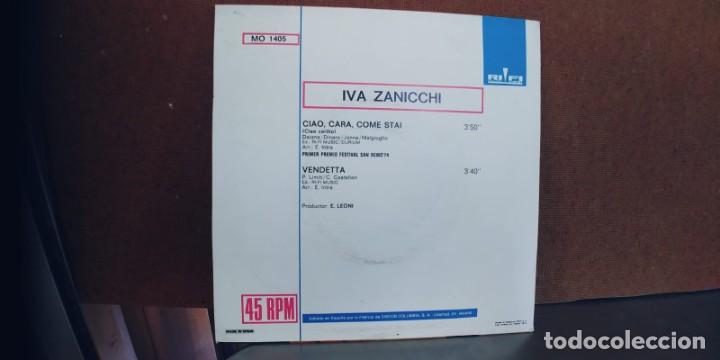 Discos de vinilo: IVA ZANICCHI-SINGLE CIAO CARA COME STAI-SAN REMO 74-NUEVO - Foto 2 - 289676278