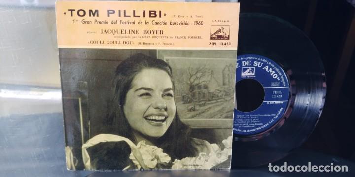Discos de vinilo: JACQUELINE BOYER-EP-FRANÇOIS DELGUELT-TOM PILLIBI-EUROVISION 1960-BUEN ESTADO - Foto 1 - 289678078
