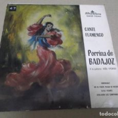 Discos de vinilo: PORRINA DE BADAJOZ CON NIÑO RICARDO (EP) INDOMABLE AÑO – 1958