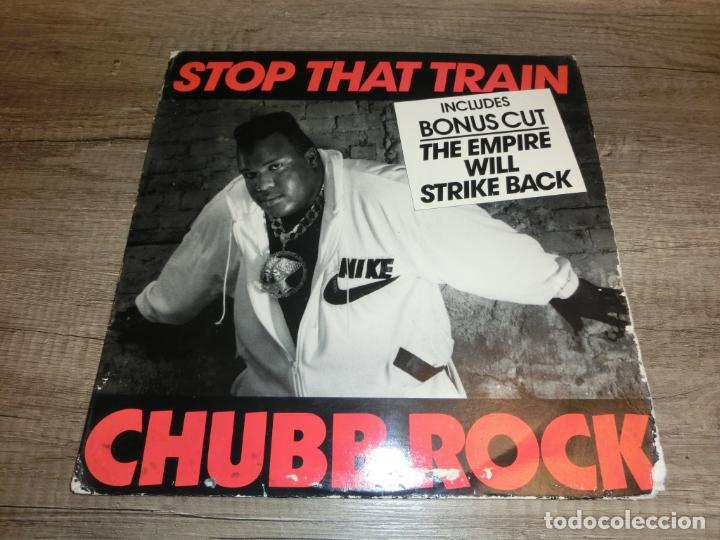 Discos de vinilo: Chubb Rock &lrm;&ndash; Stop That Train / The Empire Will Strike Back - Foto 1