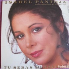 Discos de vinilo: MAXI - ISABEL PANTOJA - TU SERAS MI NAVIDAD (SPAIN, RCA 1987, VER FOTO ADJUNTA). Lote 289722723