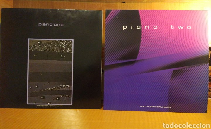 Disques de vinyle: Piano One y Piano Two. 2 discos