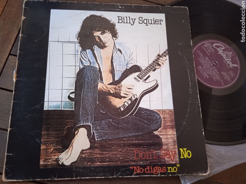 Discos de vinilo: BILLY SQUIER LP. DONT SAY NO. MADE IN SPAIN. 1981 - Foto 1
