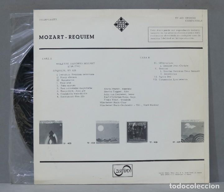 Discos de vinilo: LP. Richter. Requiem. MOZART - Foto 2