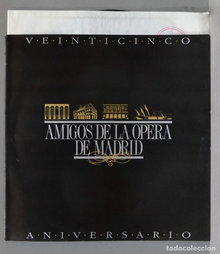 Discos de vinil: LP. AMIGOS DE LA OPERA DE MADRID. VEINTICINCO ANIVERSARIO